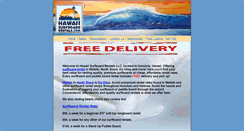 Desktop Screenshot of hawaiisurfboardrentals.com